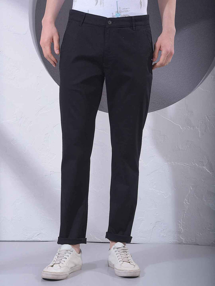 Black Essential Trousers