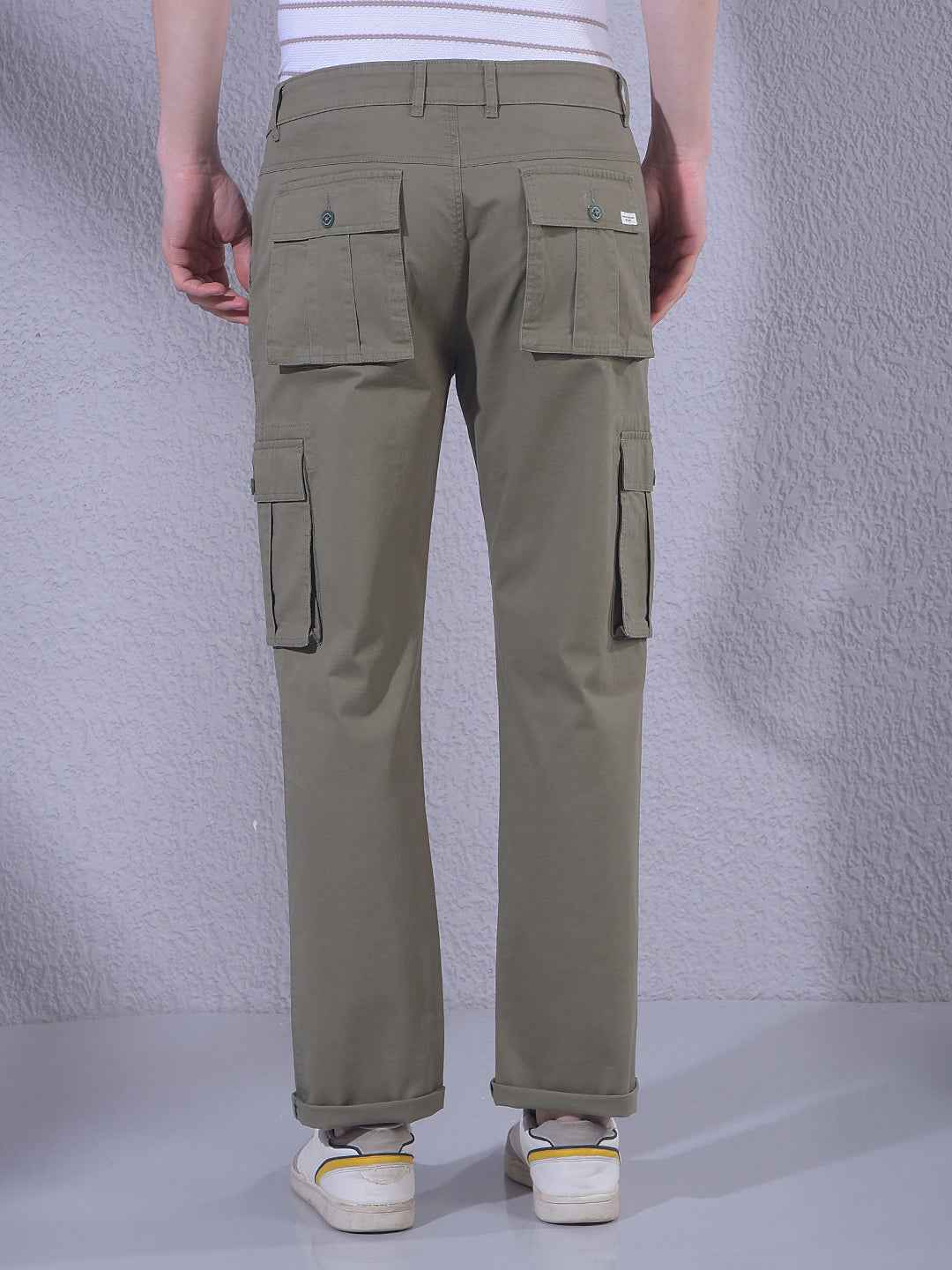 Olive Street Utility Cargo Trousers