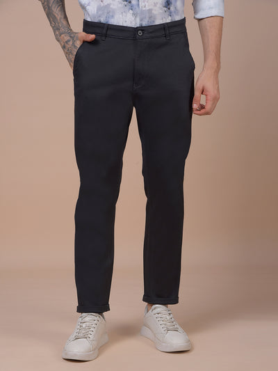 Black Printed Trousers