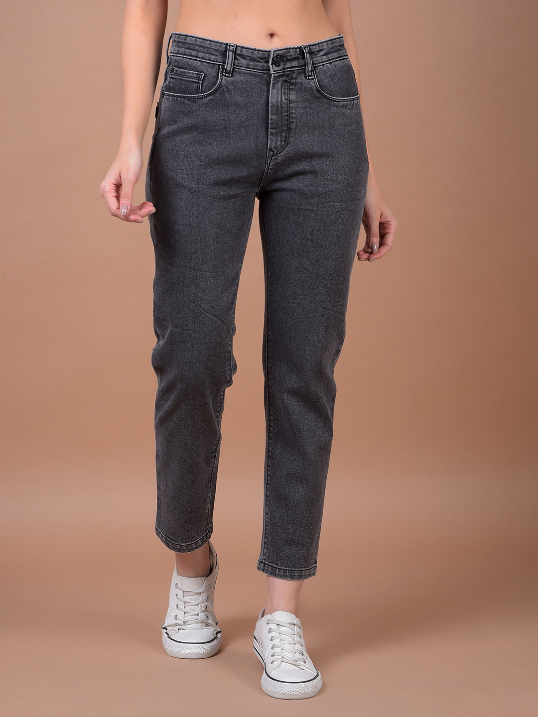 Black Straight Jeans