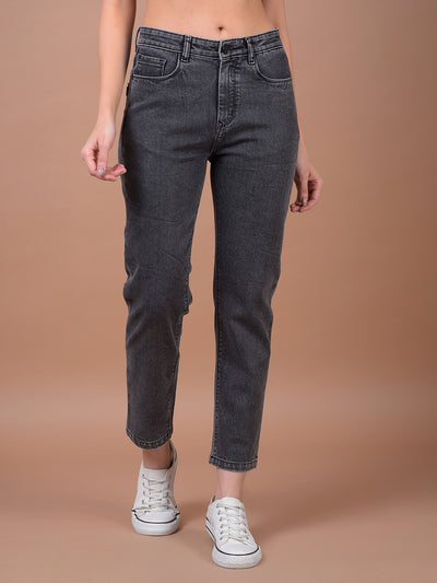 Black Straight Jeans