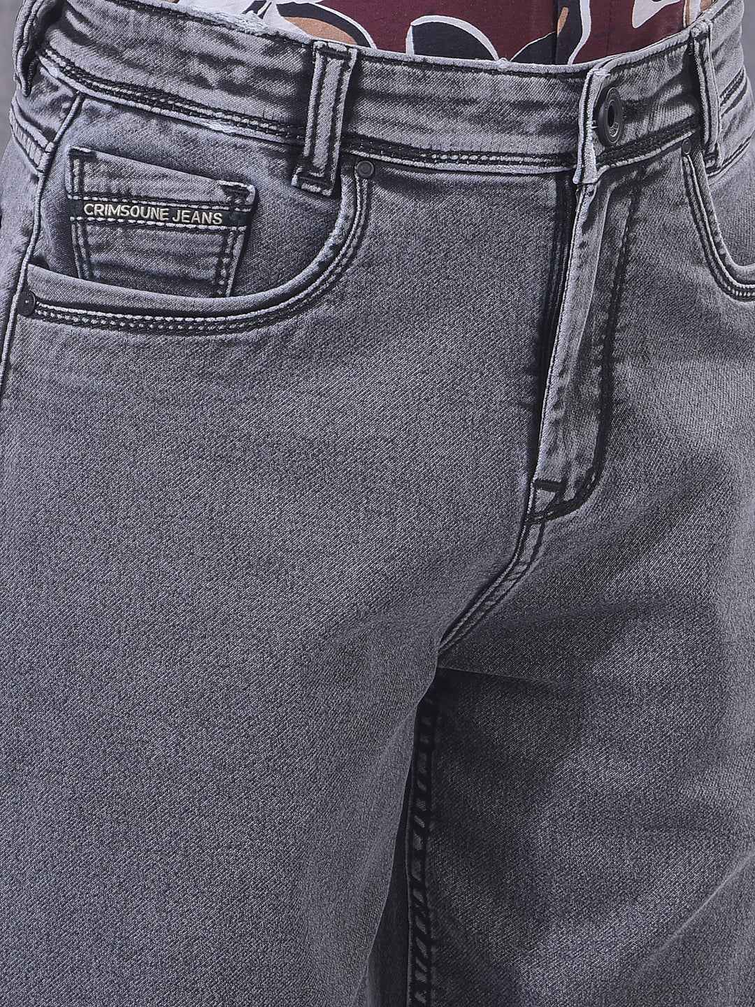 Smoky Grey Street Baggy Jeans