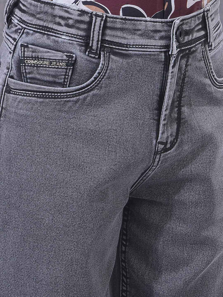 Smoky Grey Street Baggy Jeans