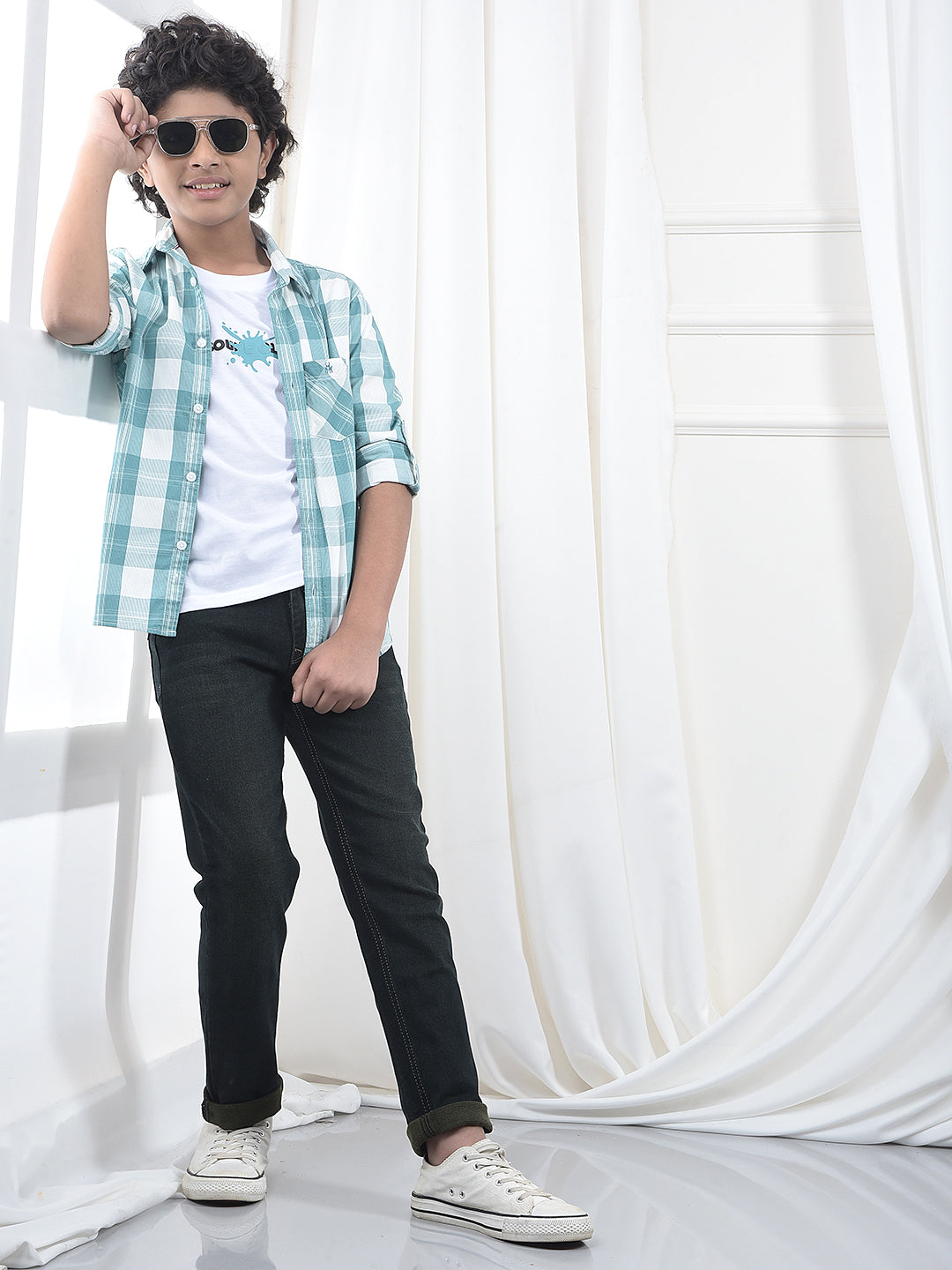 Athleisure Navy Blue Jeans