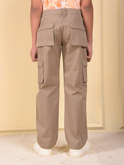 Khaki Cargo Trousers