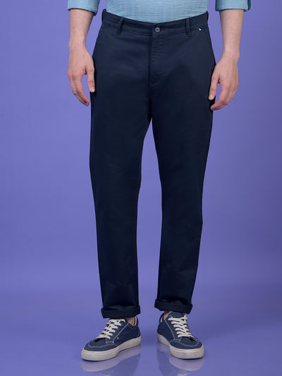 Refined Navy blue Trousers