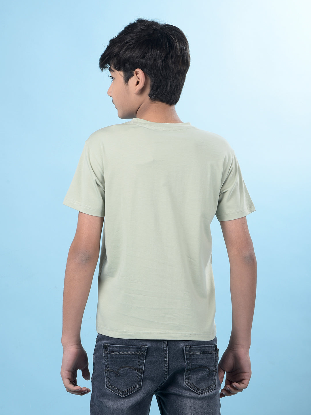 Green Graphic Print T-Shirt
