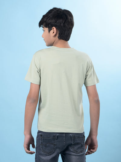 Green Graphic Print T-Shirt