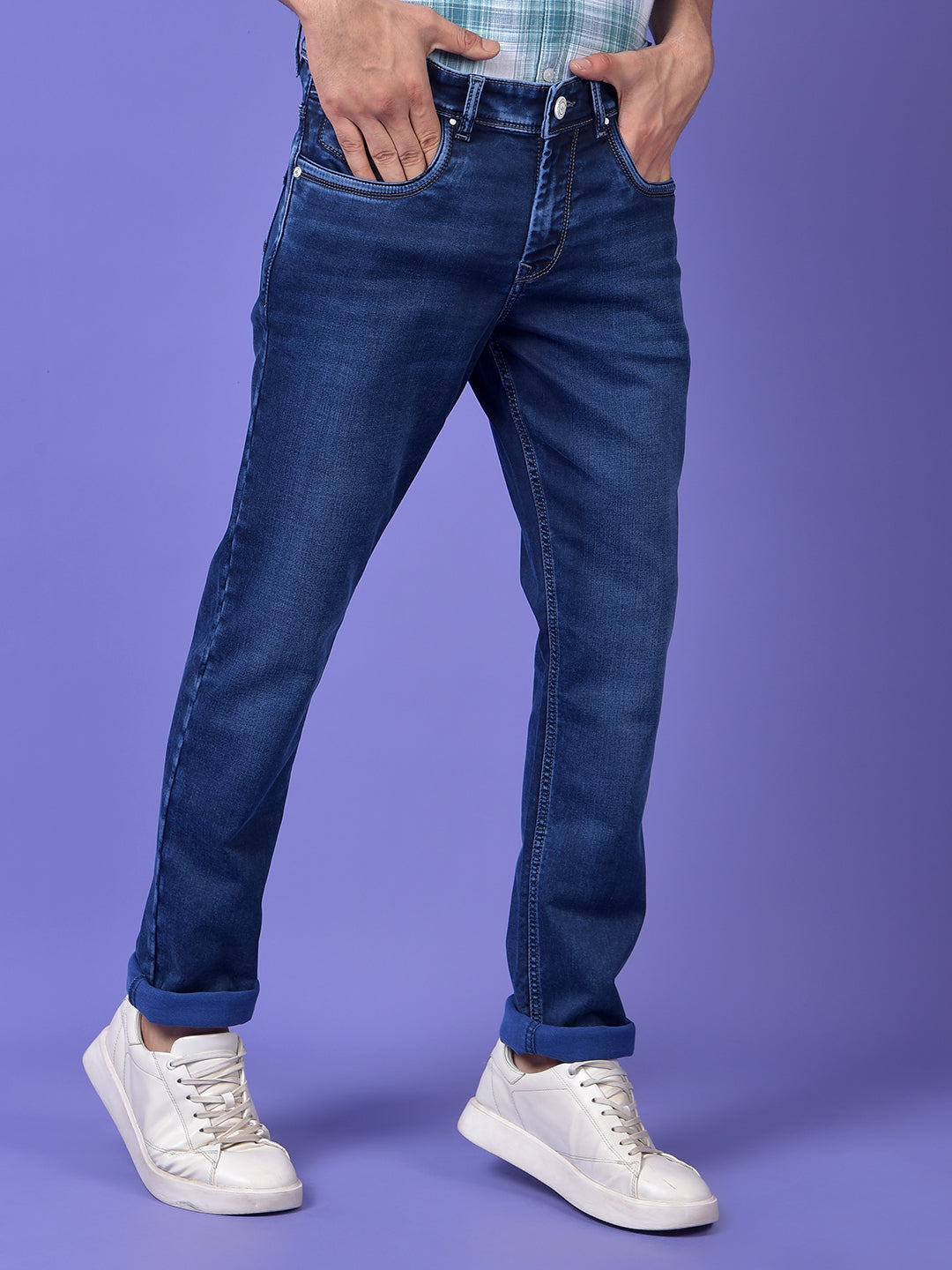 Clean Look Navy blue Jeans