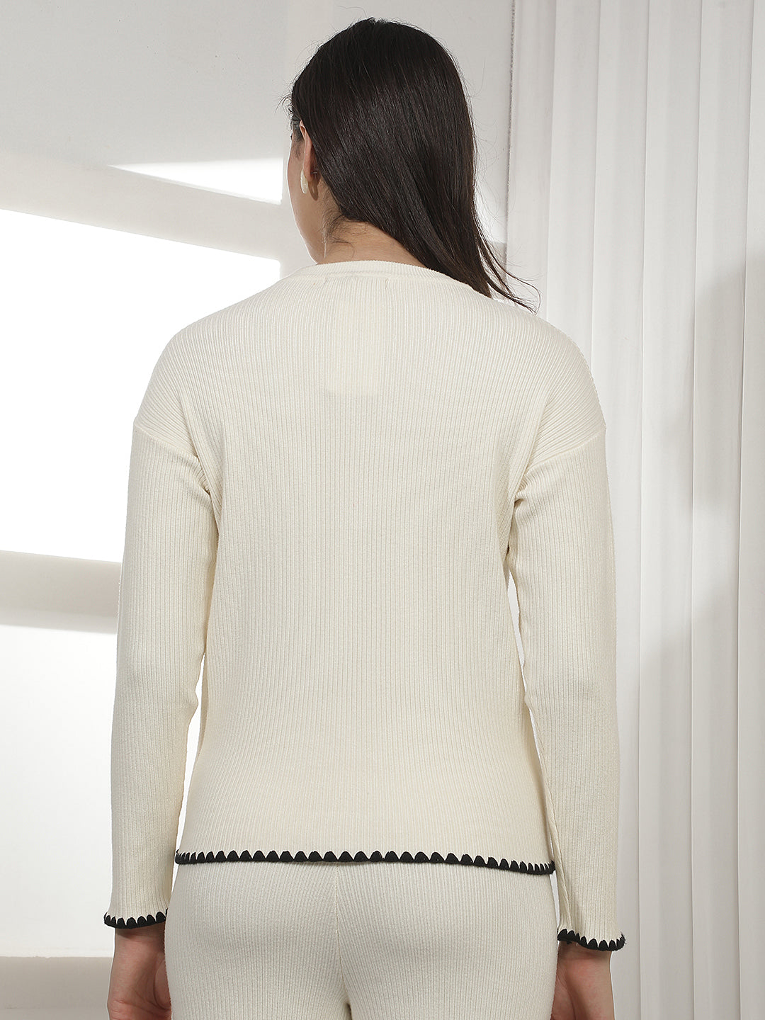 Pristine Soft Chalk Off White Sweater