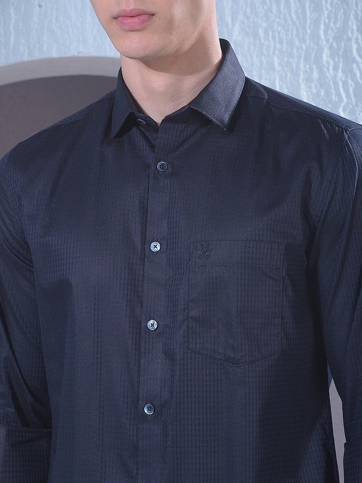 Classic Navy Blue Shirt