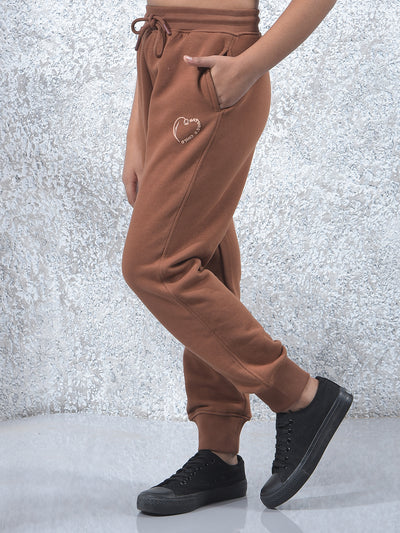 Oversized Brown Joggers