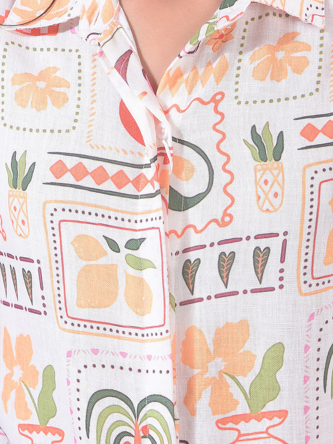 Multi Color Graphic Print Sleeveless Mini Shirt Dress