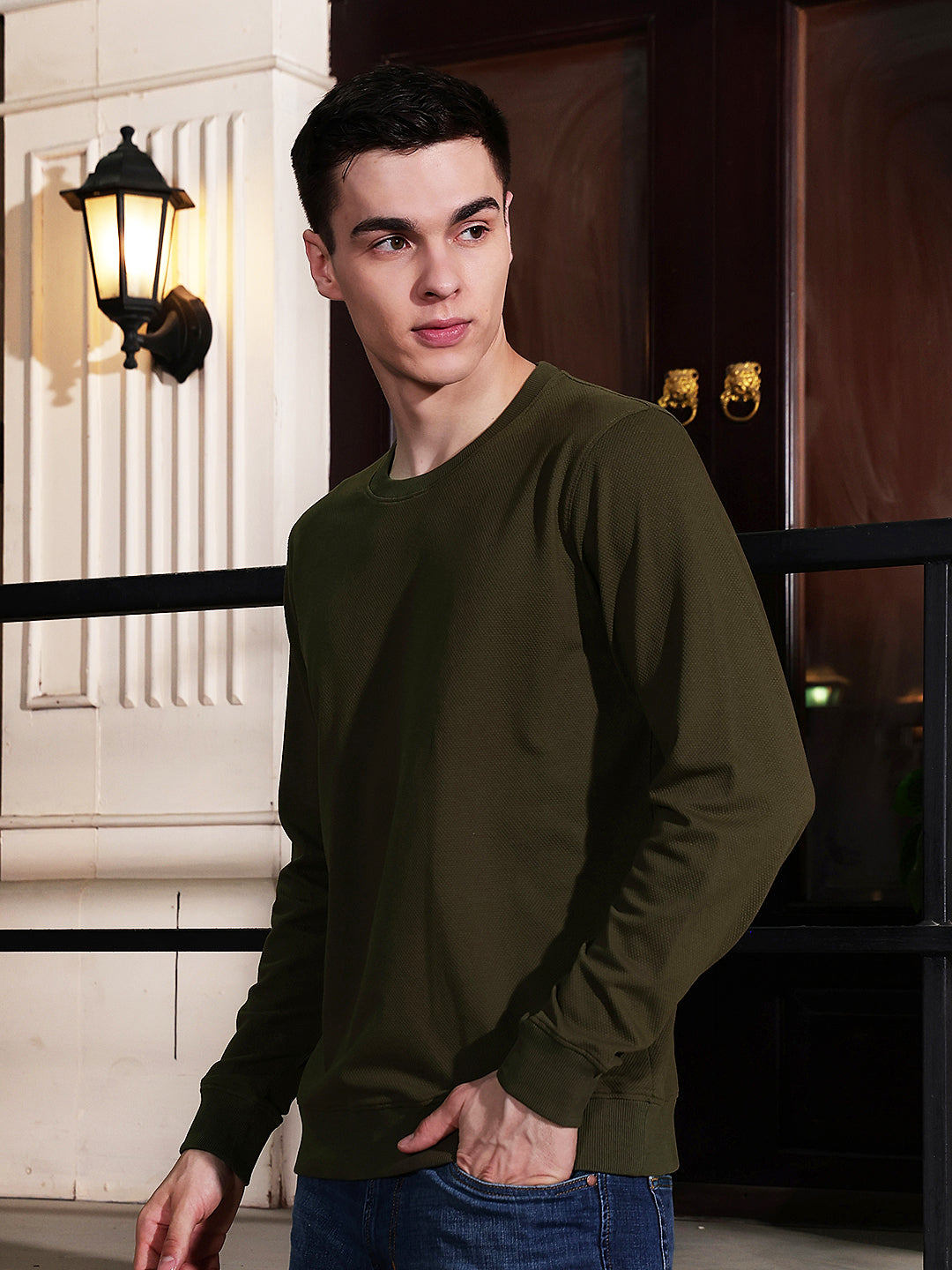 Essential Moss Olive Sweatshirt
