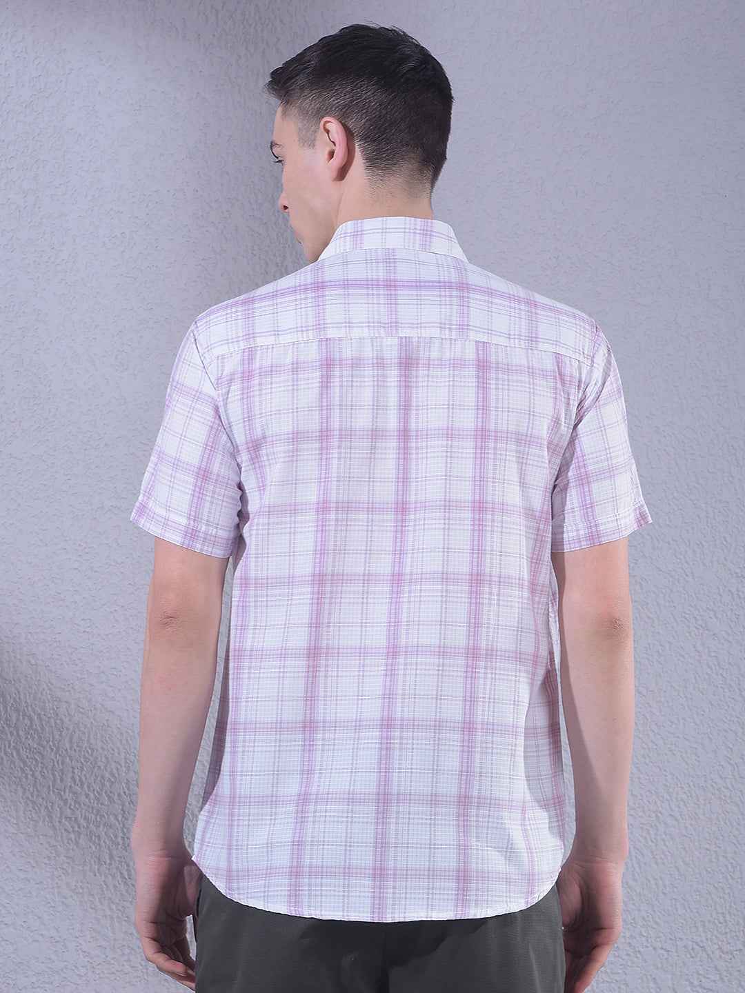 Voilet Checked Shirt