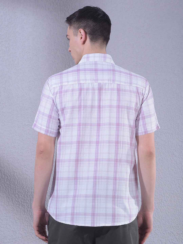 Voilet Checked Shirt