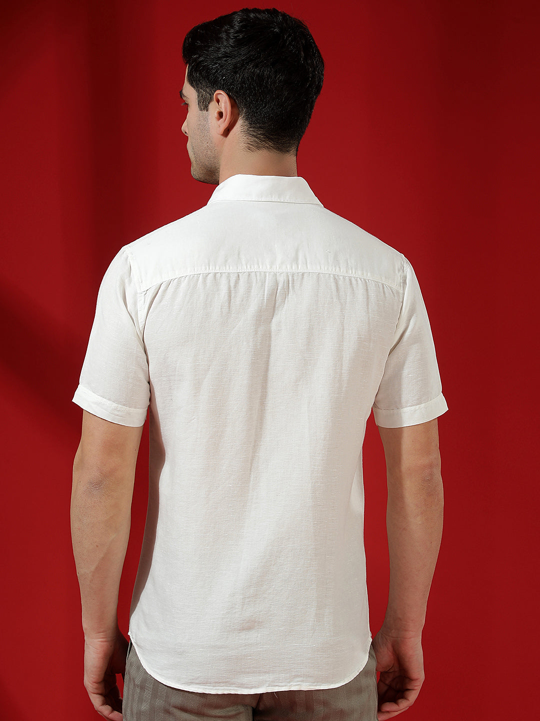 White Luxe Linen Breeze Shirt