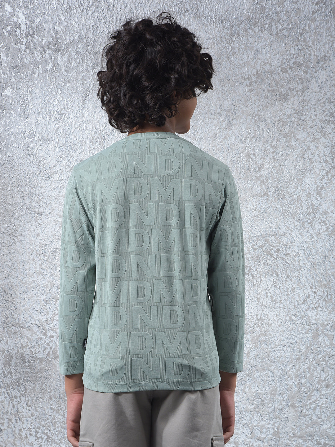 Elite Edge Green Jacquard T-Shirt