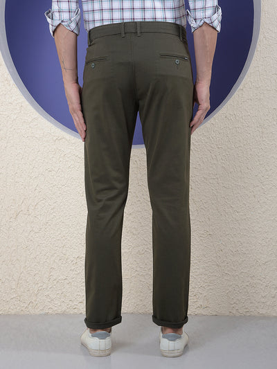 Olive Ease Casual Trouser