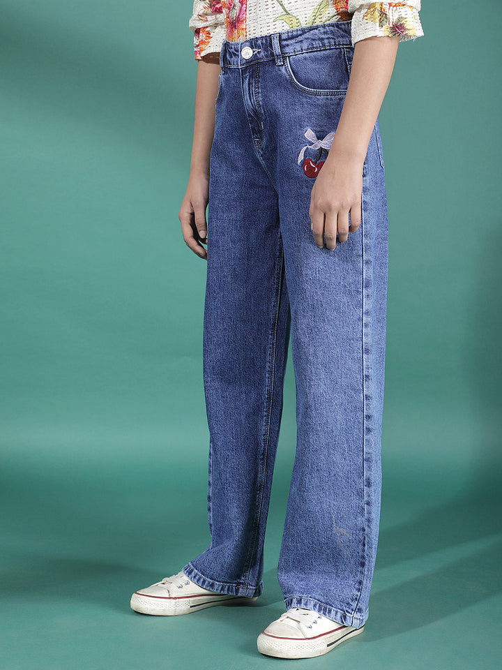 Luxe / Luxury Blue Bootcut Jeans