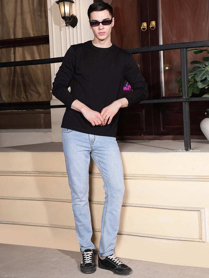 Sleek Obsidian Black T-Shirt