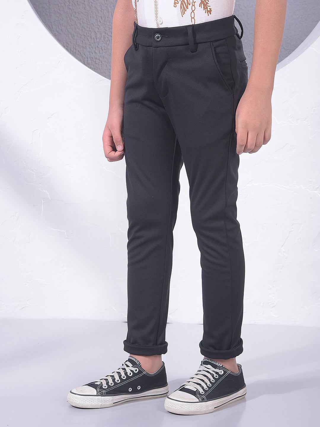 Black Urban Wear Trousers