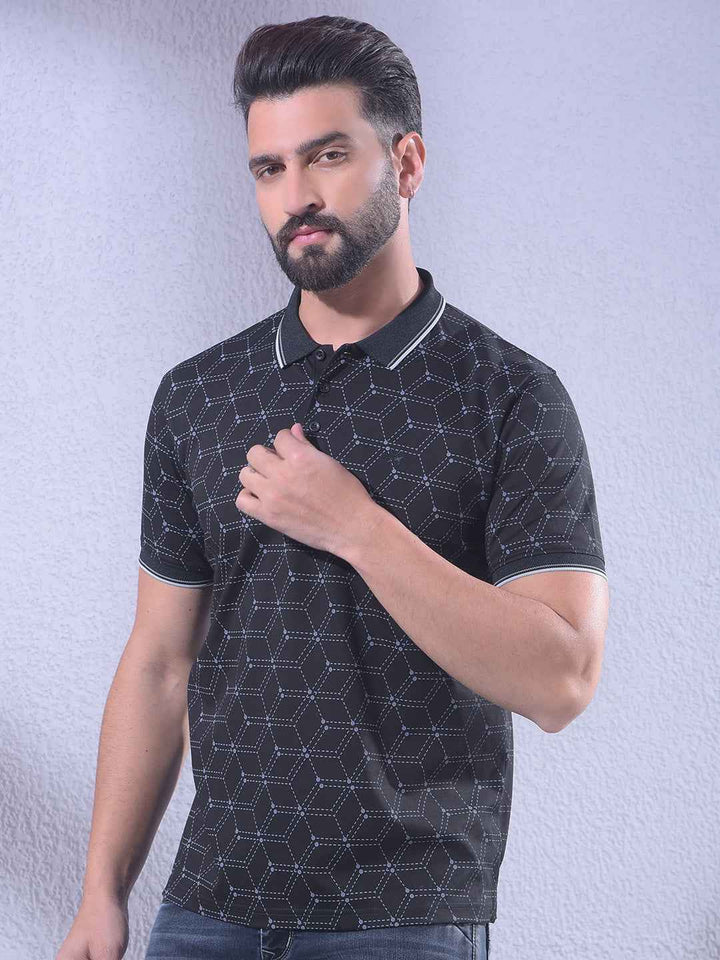 Black Printed T-Shirt