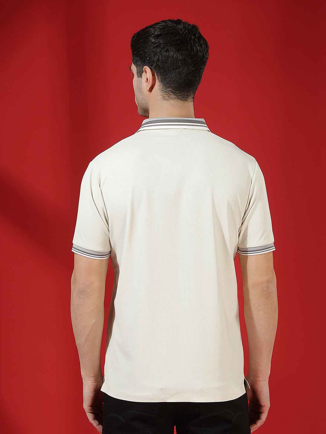 Cream Classic Polo T-Shirt