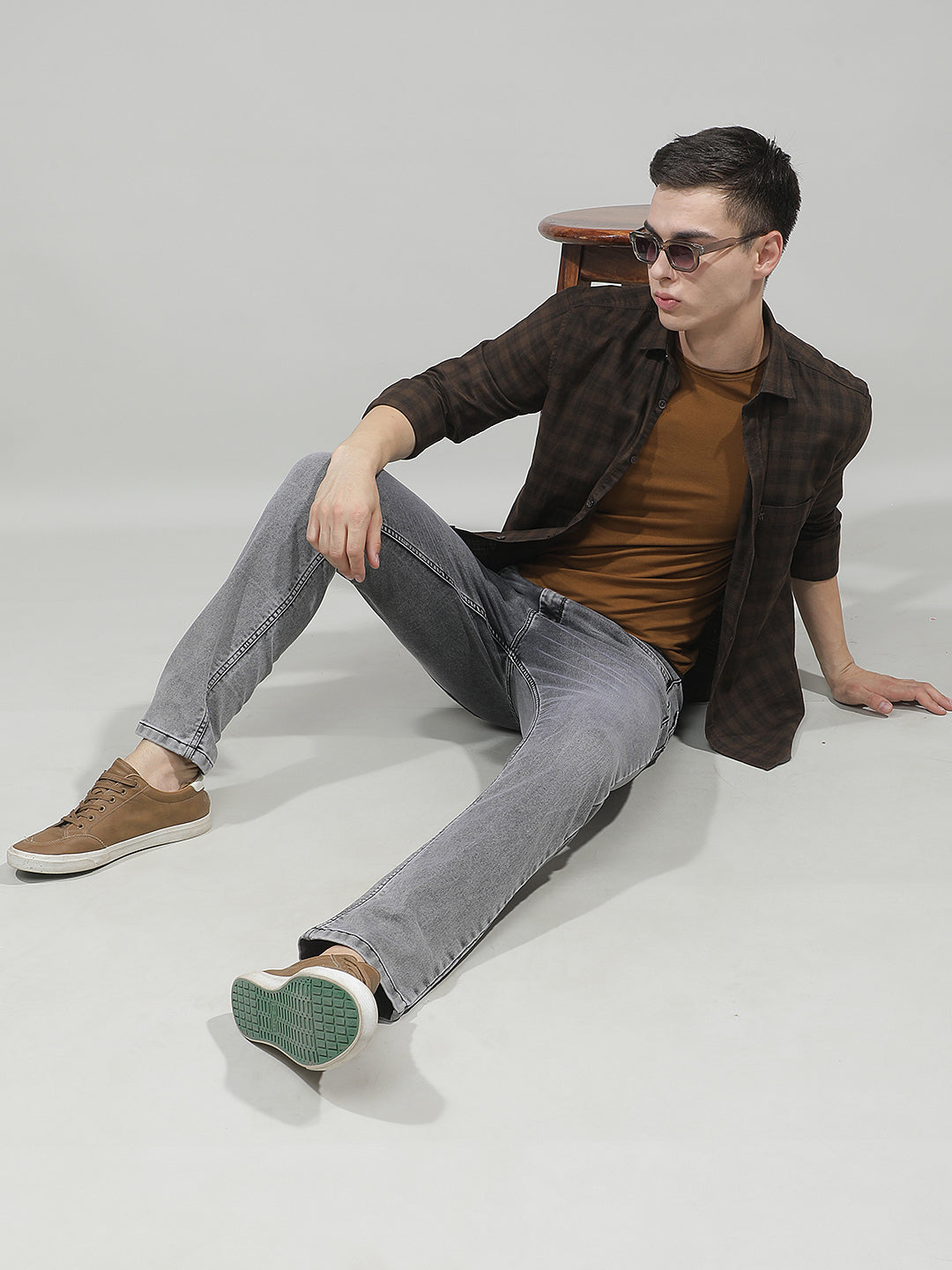 Tapered Obsidian Black Jeans