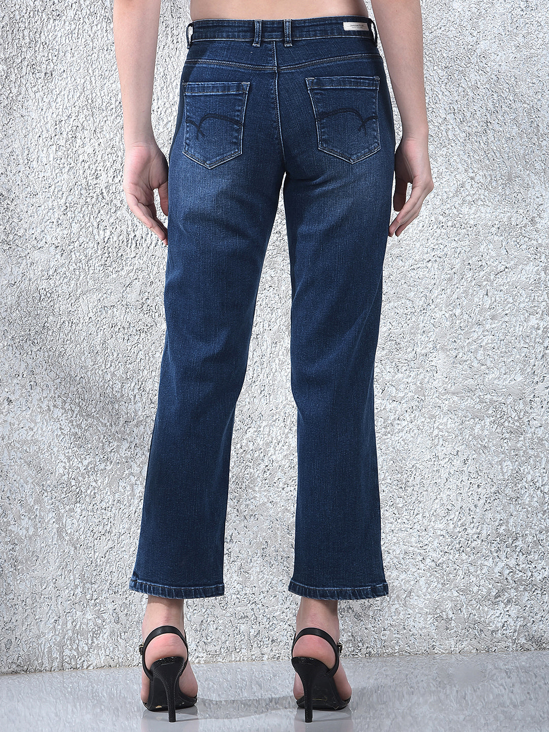 Midnight Straight Crop Jeans