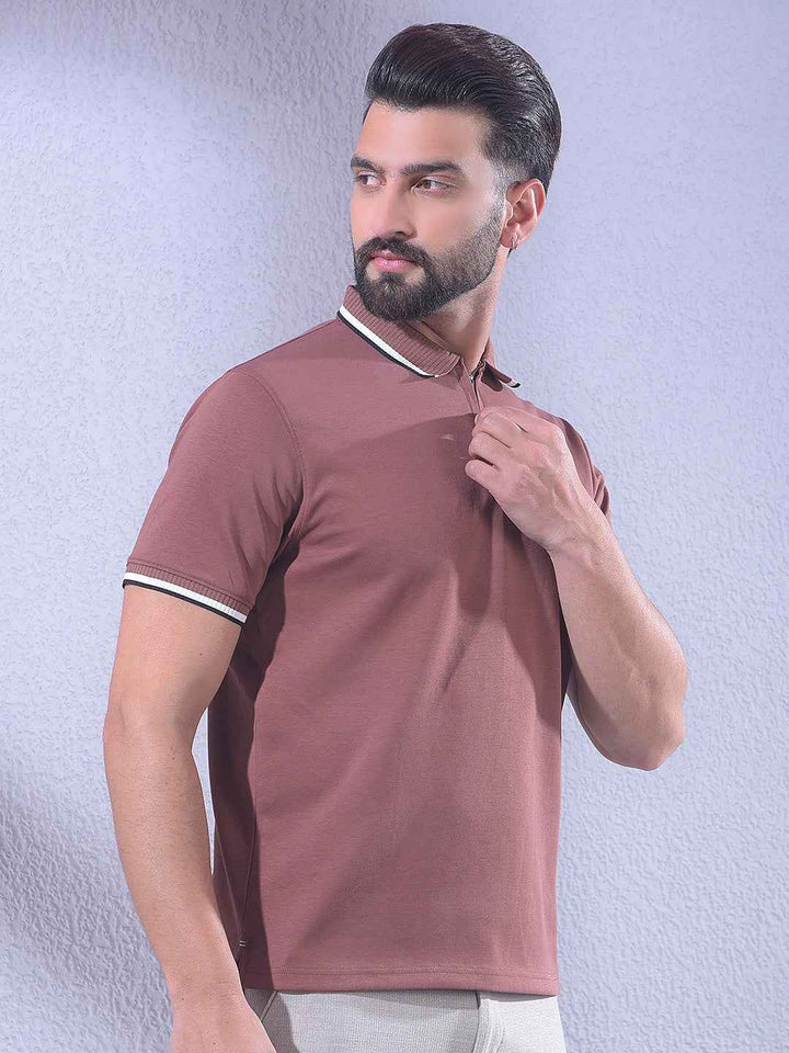 Rustic Terracotta Brown Brown T-Shirt
