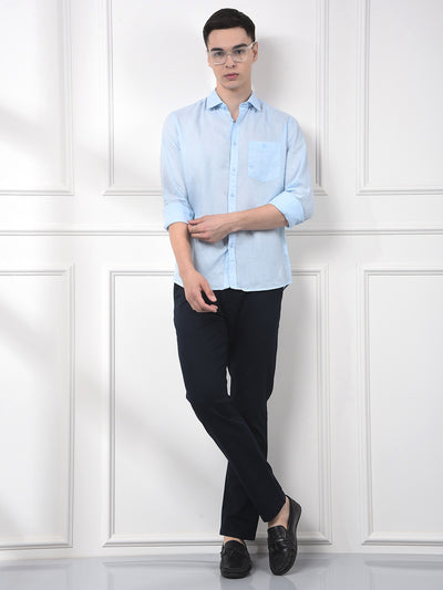 Business Blue Luxe Trousers