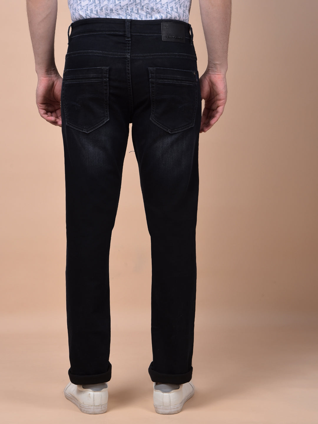 Deep Black Smooth Fit Jeans
