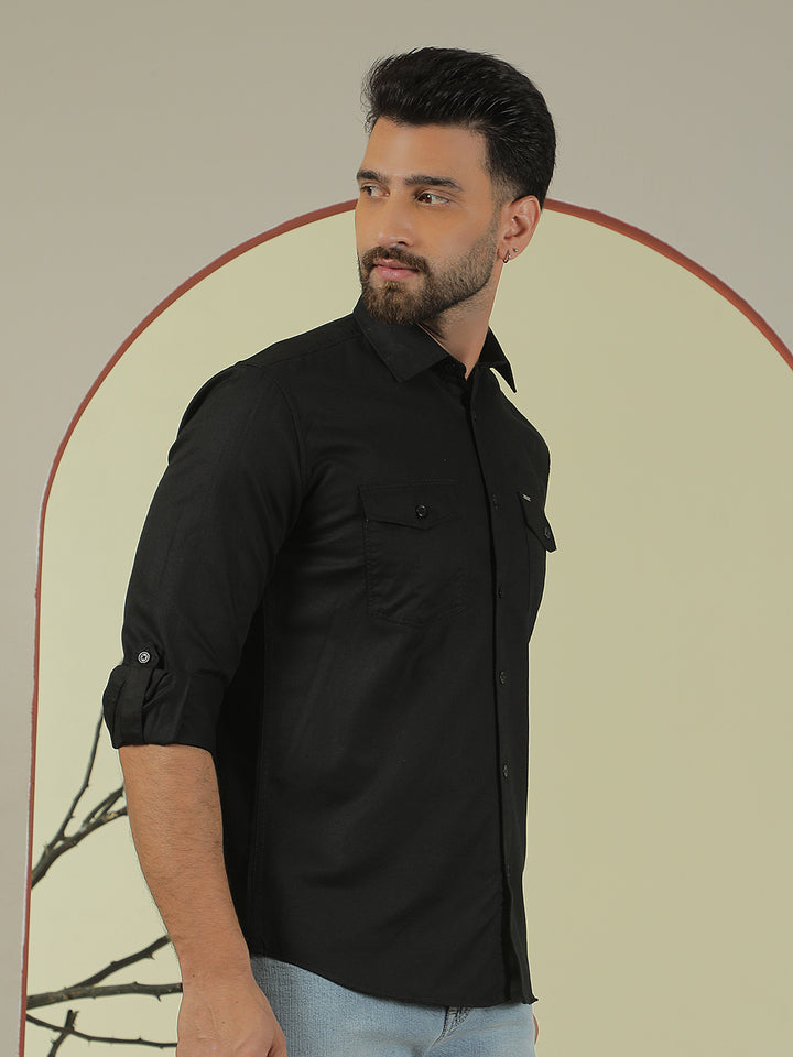 Black 100% Cotton Shirt