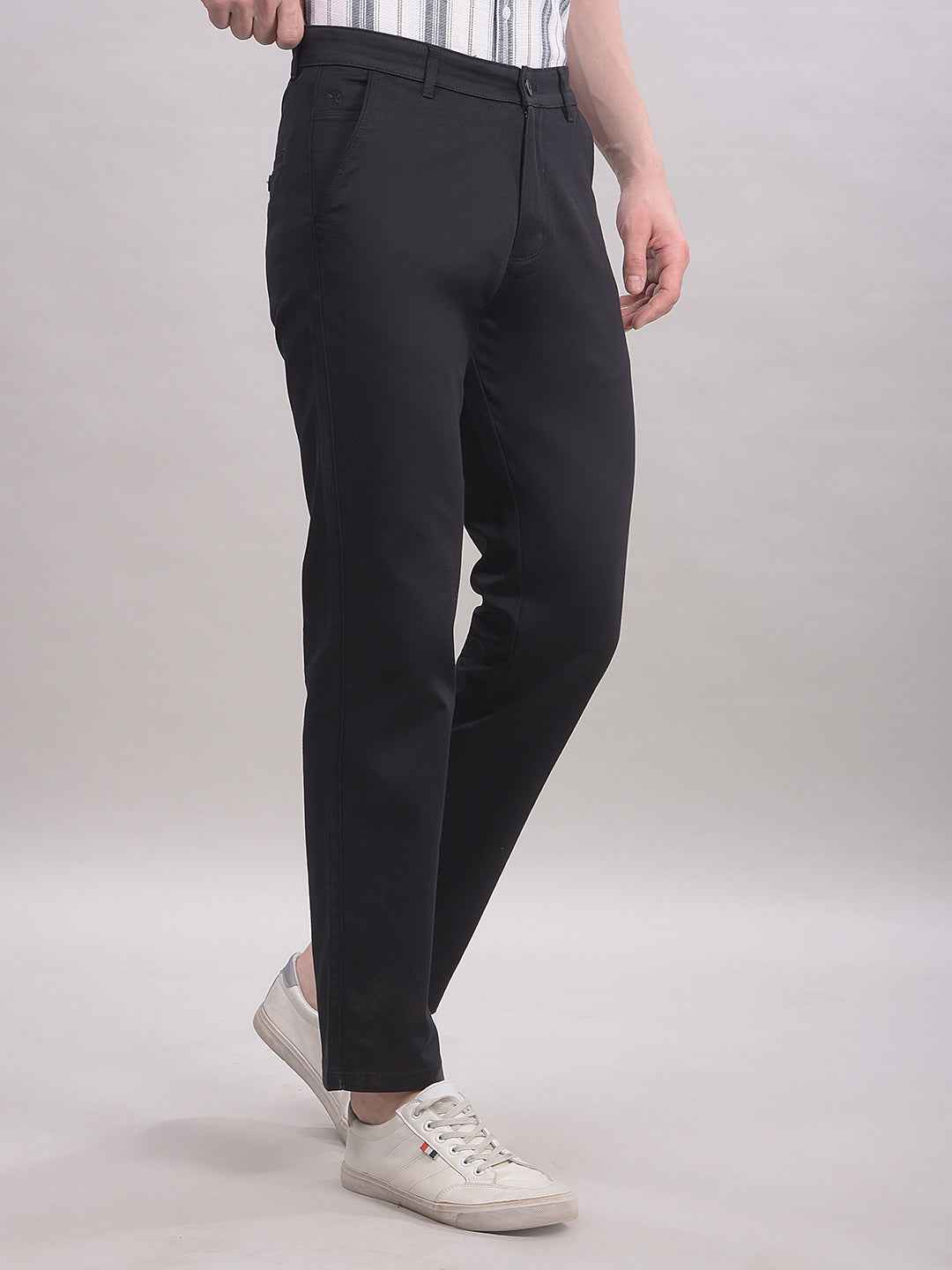Black Straight Trousers