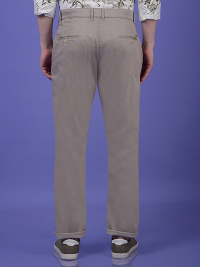 Khaki Printed Trousers