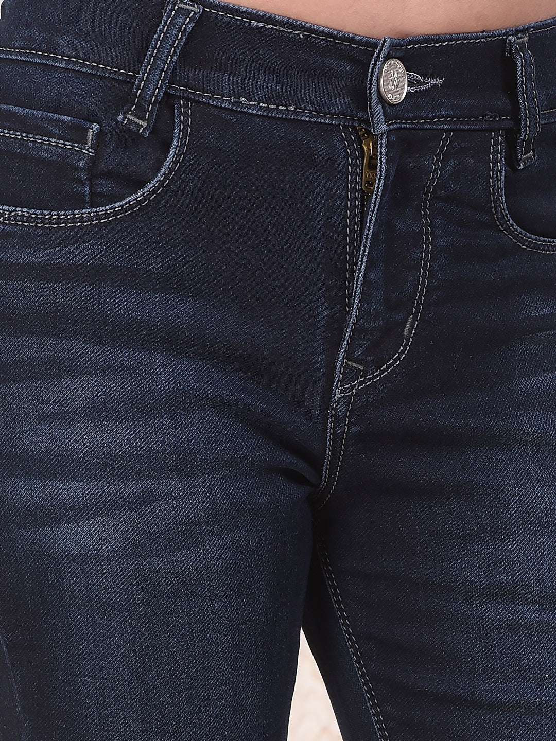 Tailored Edge Blue Bootcut Jeans