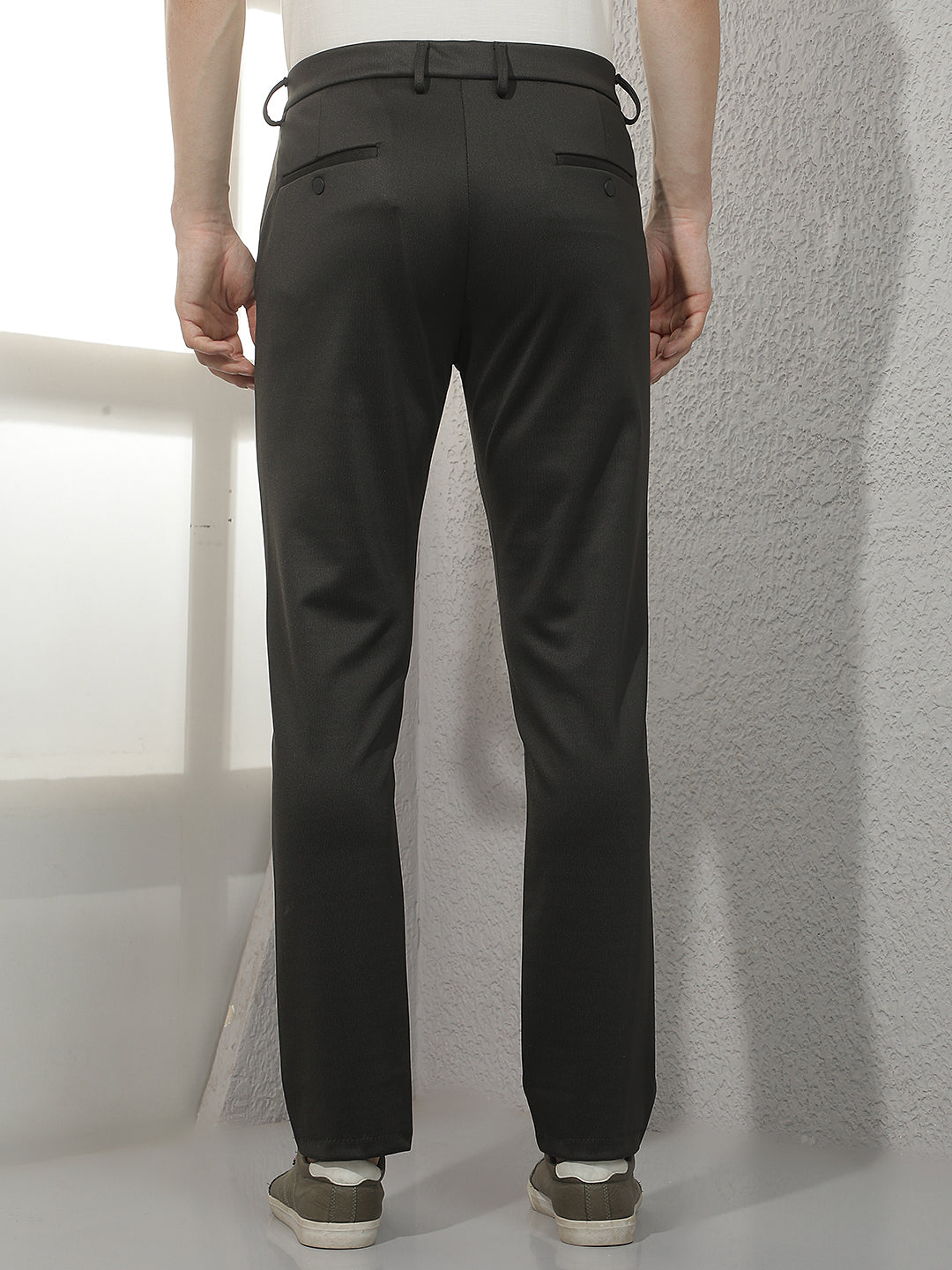 Ash Fog Grey Trousers