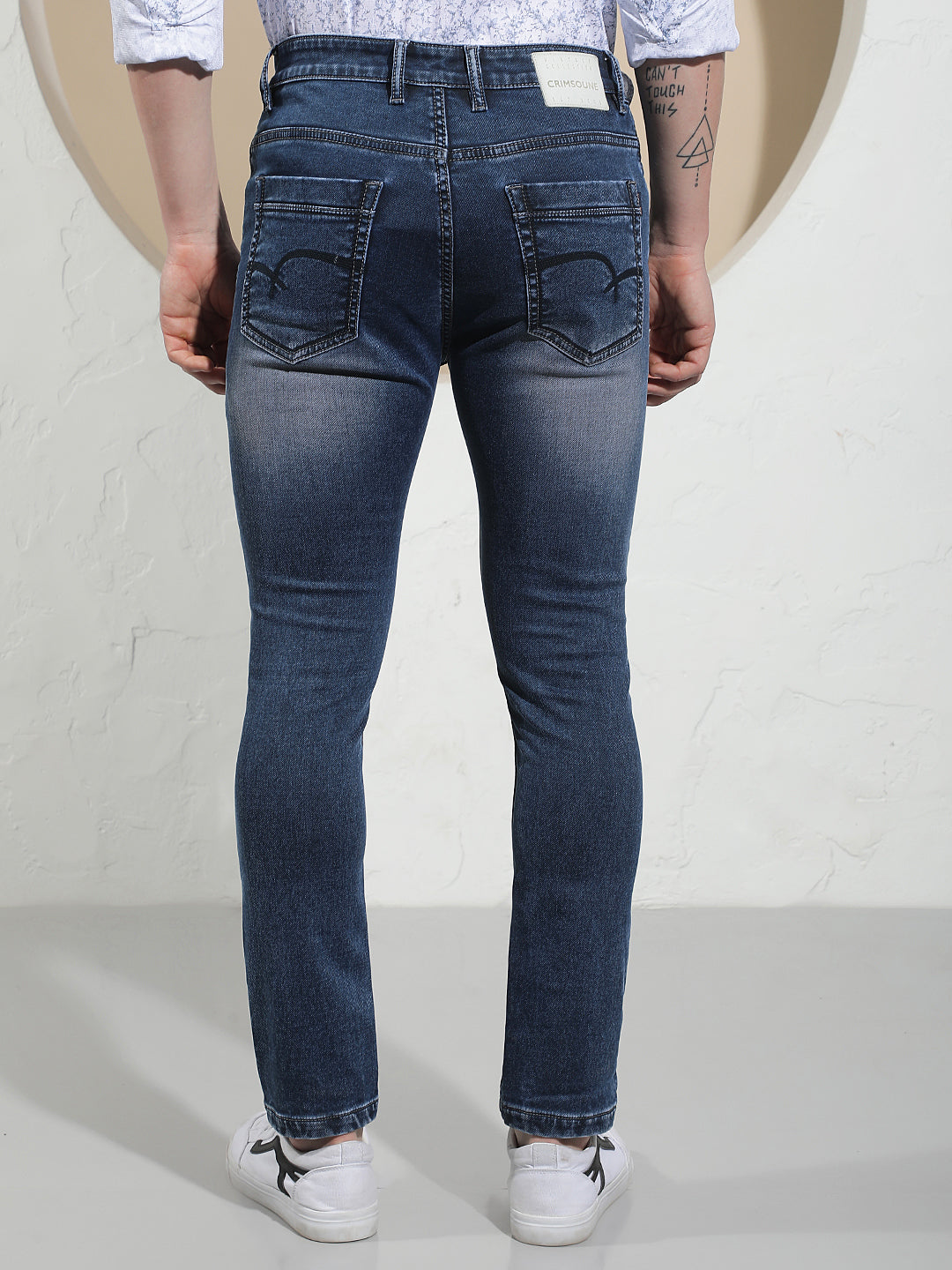 Relaxed Cobalt Blue Skinny Jeans
