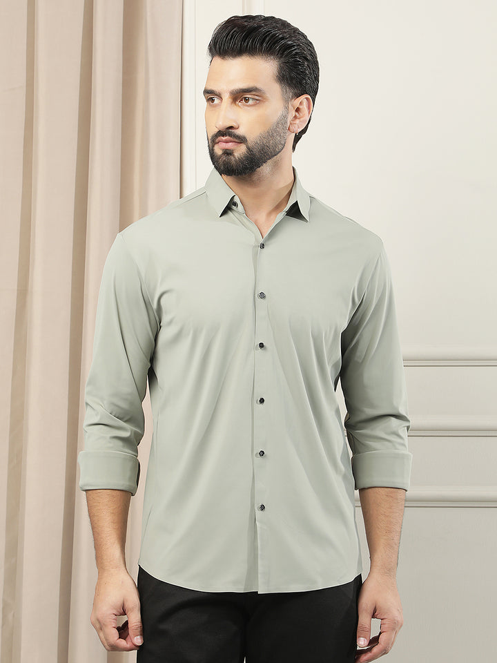 Relaxed Sage Green Shirt
