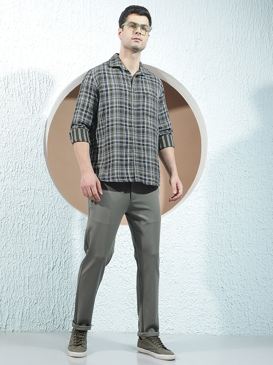 Green Knitted Trousers