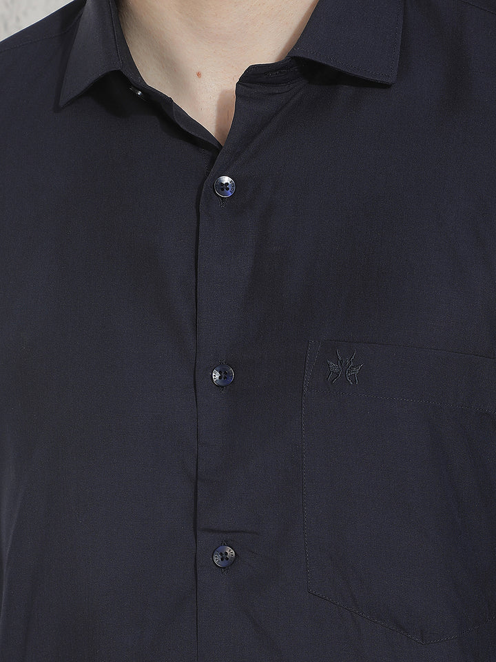 Vogue Deep Navy Modal Shirt
