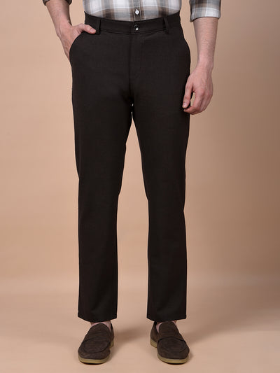 Modern Edgey Brown Trousers