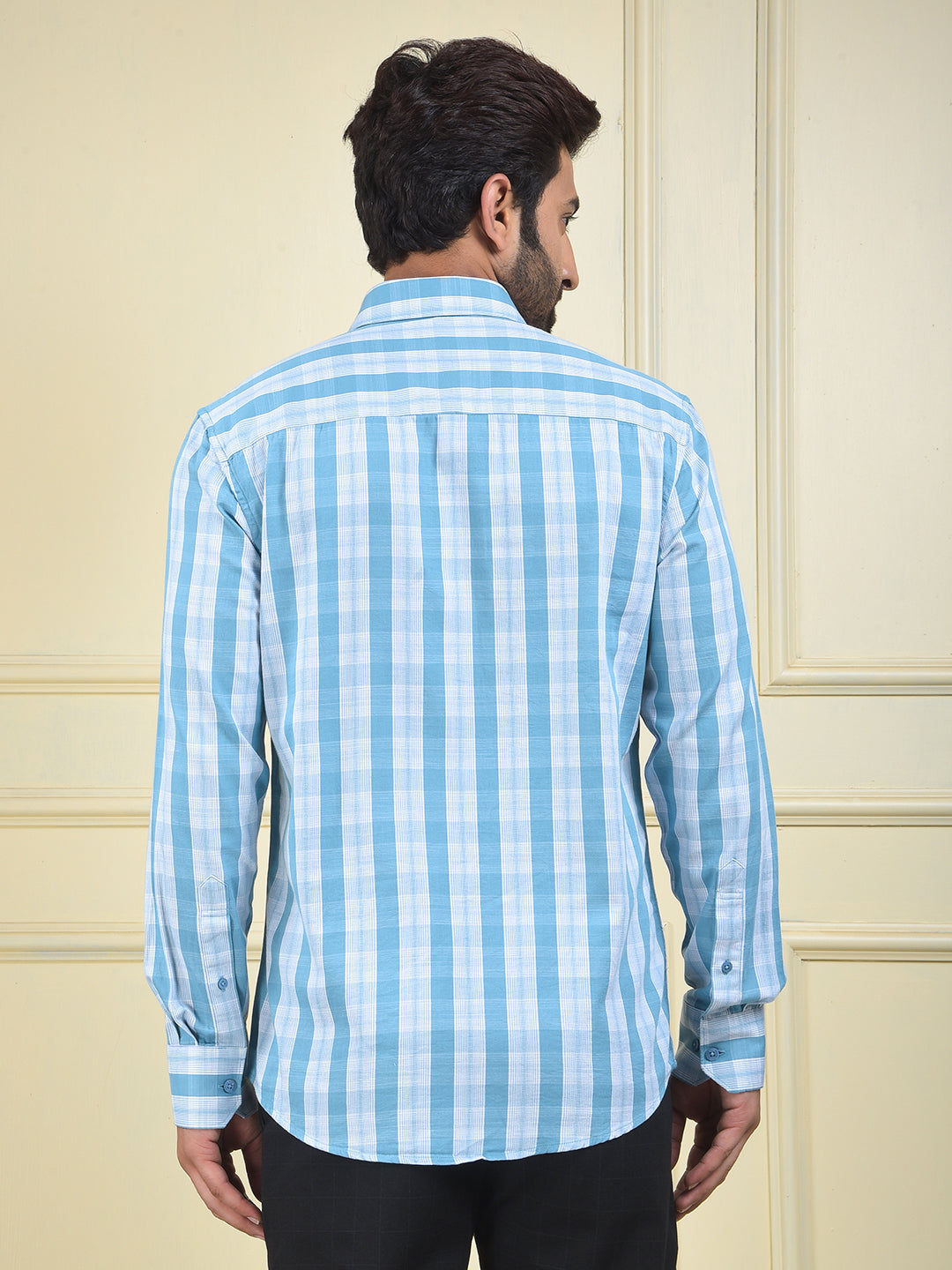 Fresh Mode Blue Checked Shirt