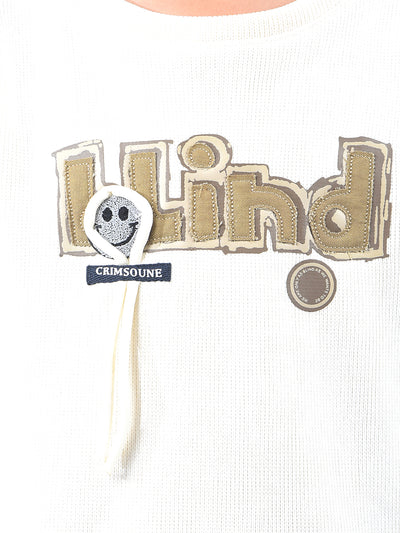 Cream Embellished Sweatshirt