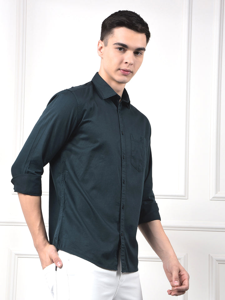 Mint Green Relaxed Fit Shirt