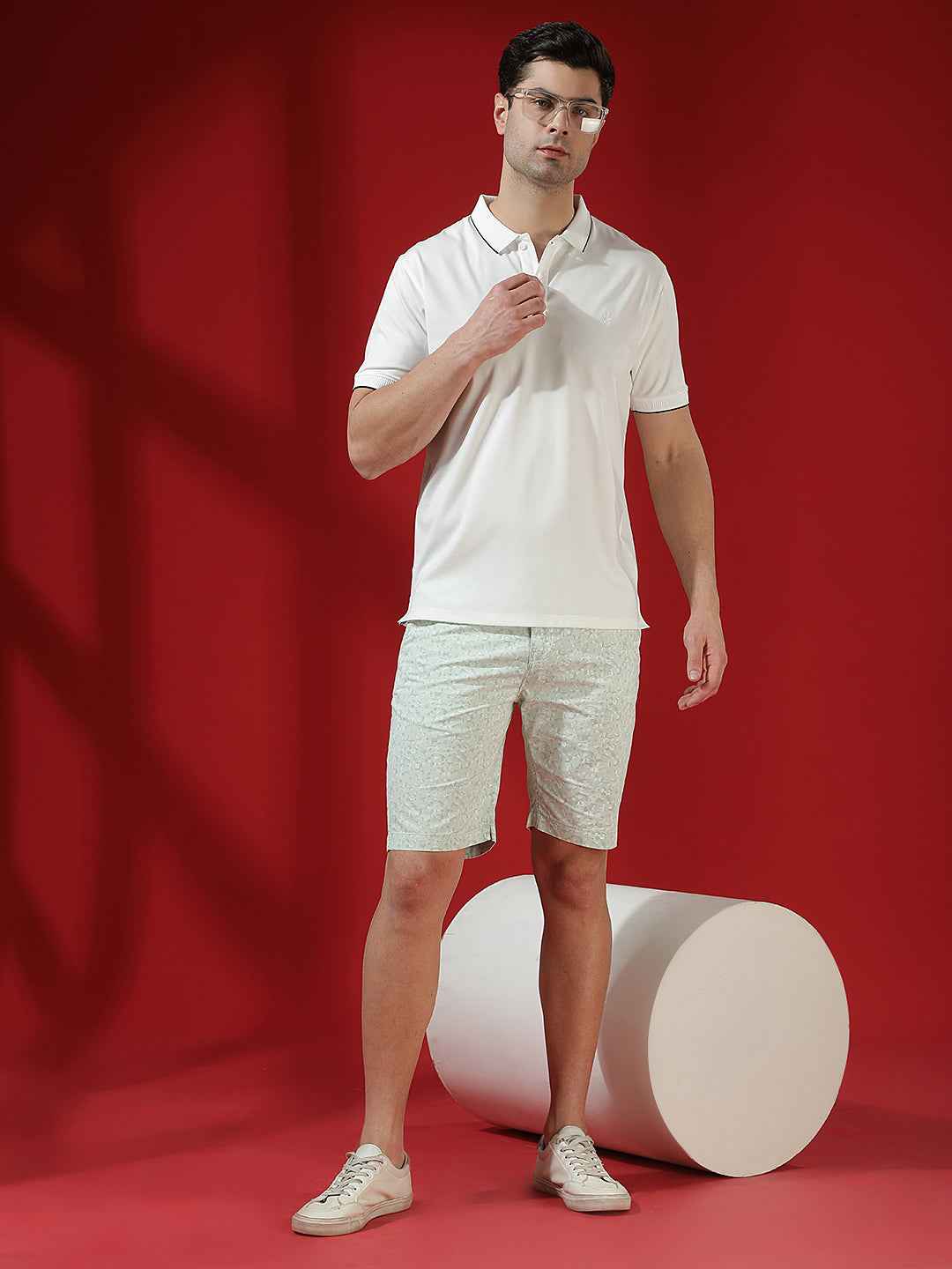 White Essential Polo T-Shirt