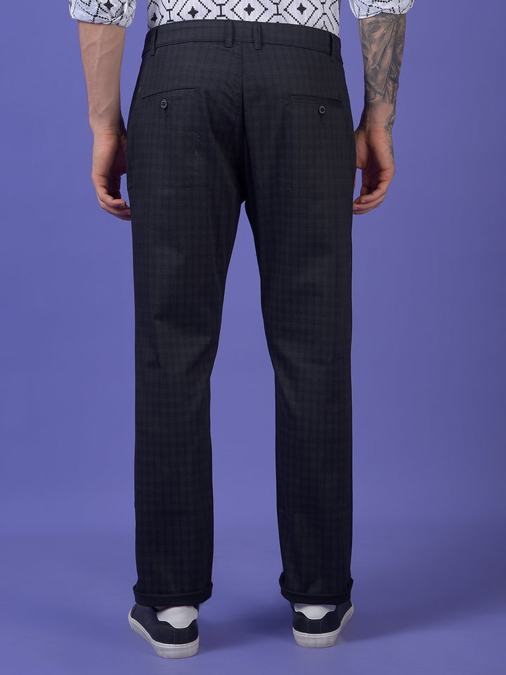 Black Printed Trousers