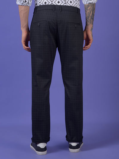 Black Printed Trousers