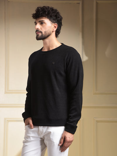 Muted Drift Knit Sweatshirt